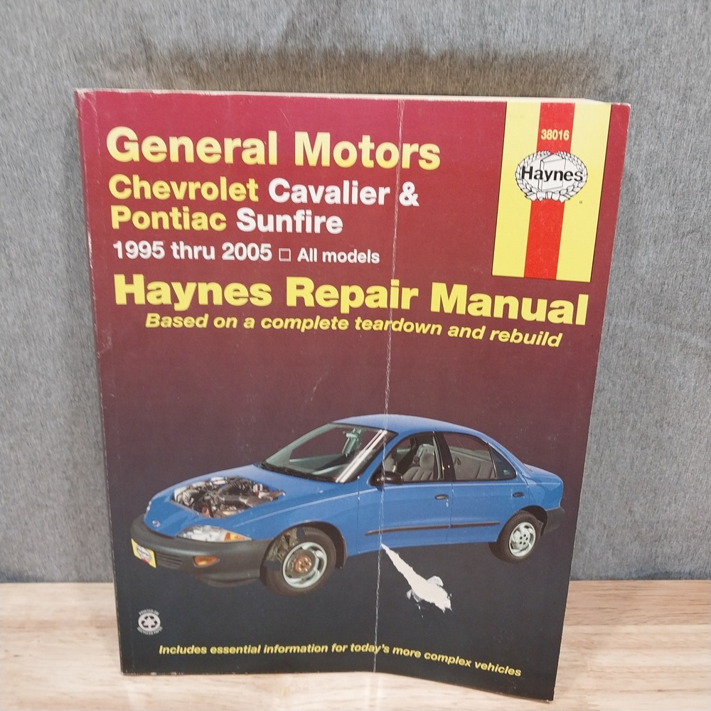 Haynes Repair Manual Chevrolet Cavalier Pontiac Sunfire 1995-2005 38016 Maroon